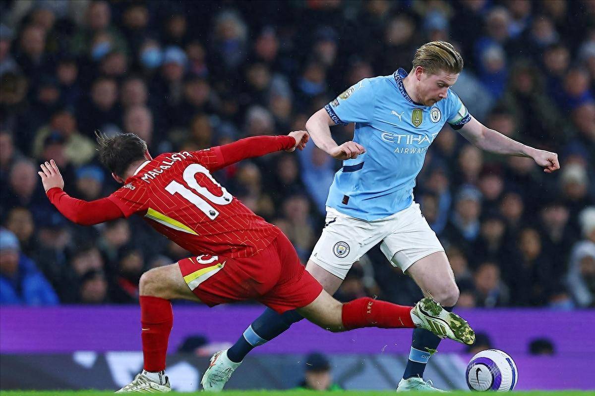 德布劳内重要时刻战术调整，利物浦带队取胜！